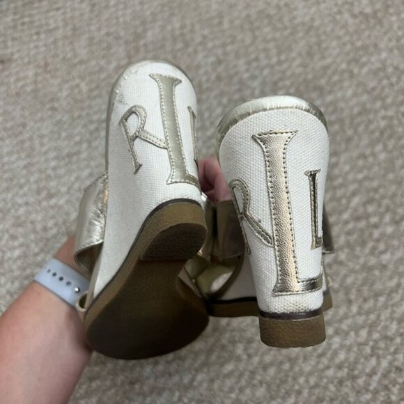 Lauren Ralph Lauren Silver Sandals - Picture 4 of 9